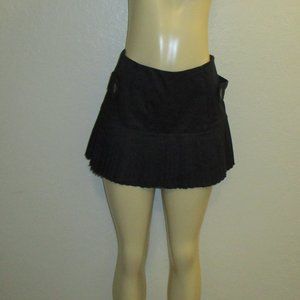 Intermix Black Pleats Mini Skirt Size 0 Fits Small to Medium -- Final Price